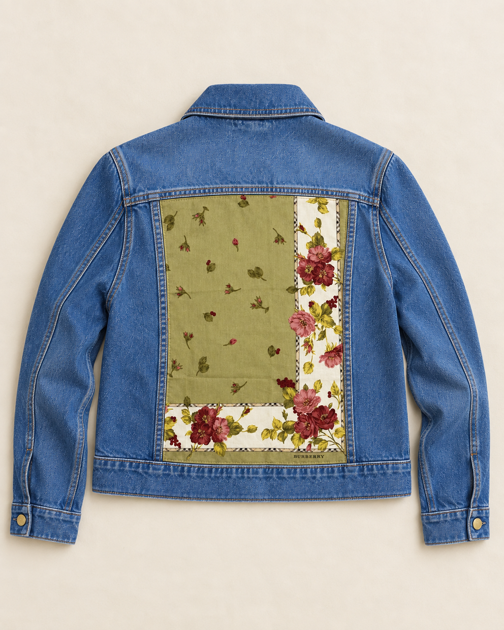 The Burberry Rose & Sage Denim Jacket