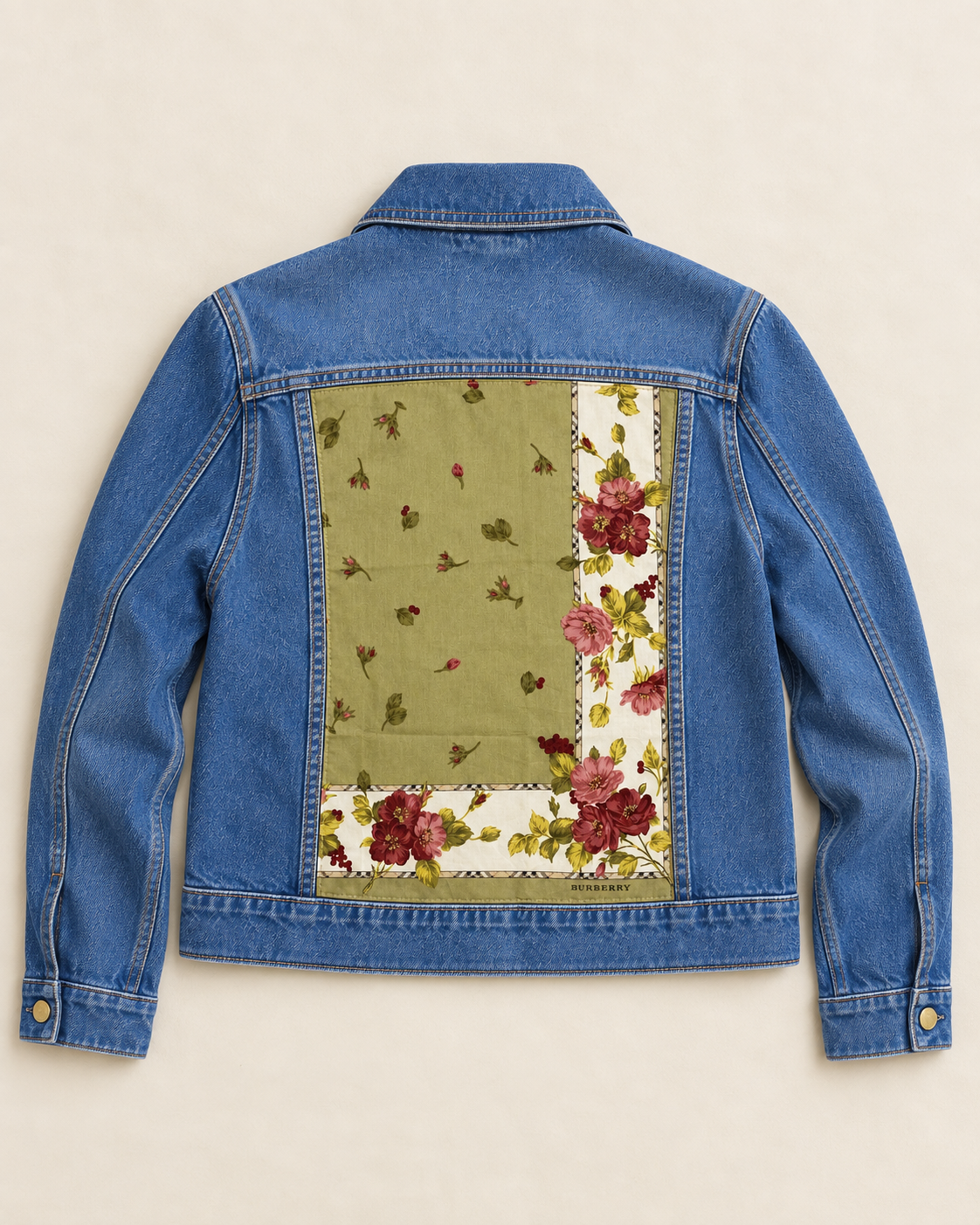 The Burberry Rose & Sage Denim Jacket