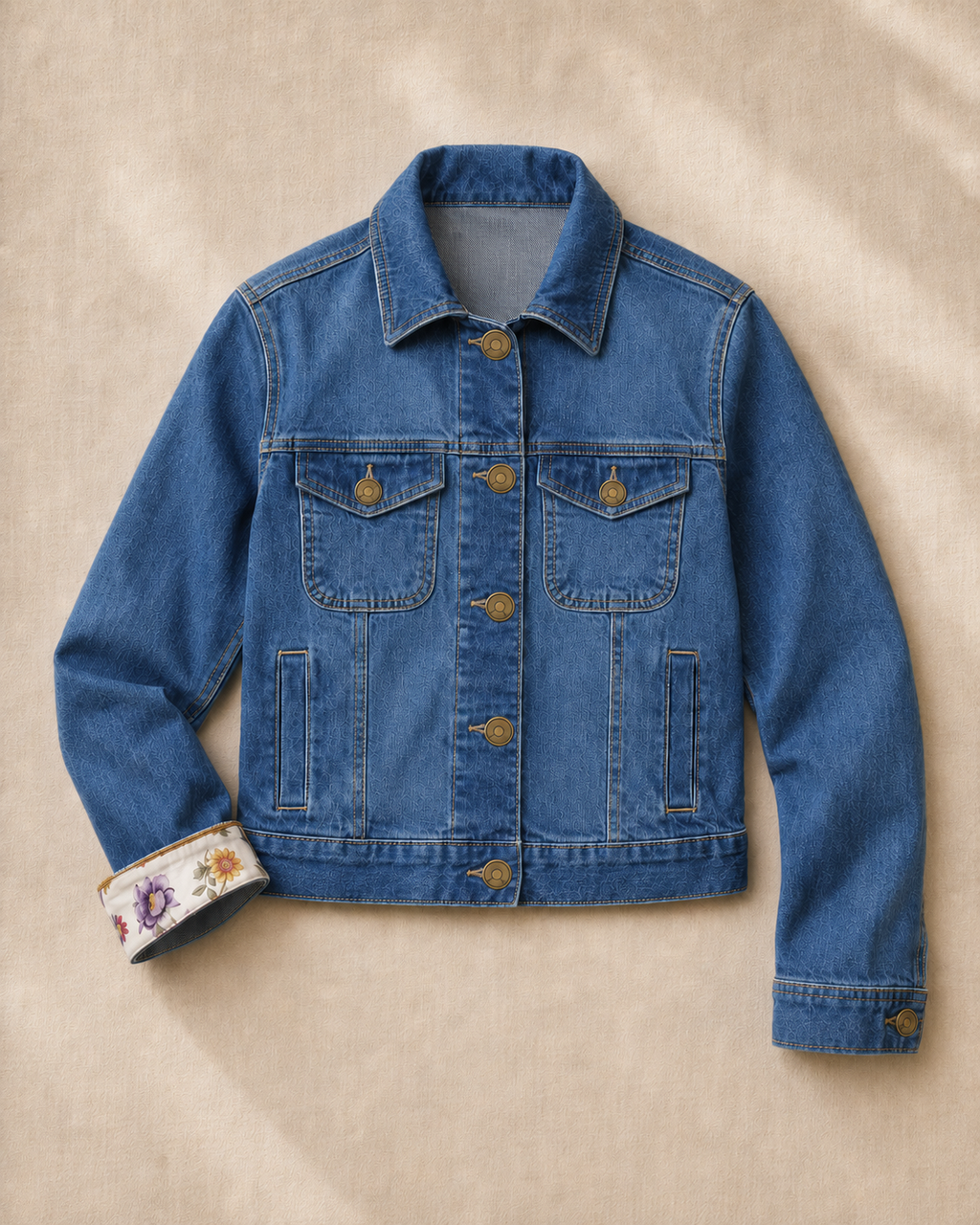 The Burberrys Floral Scarf Jacket