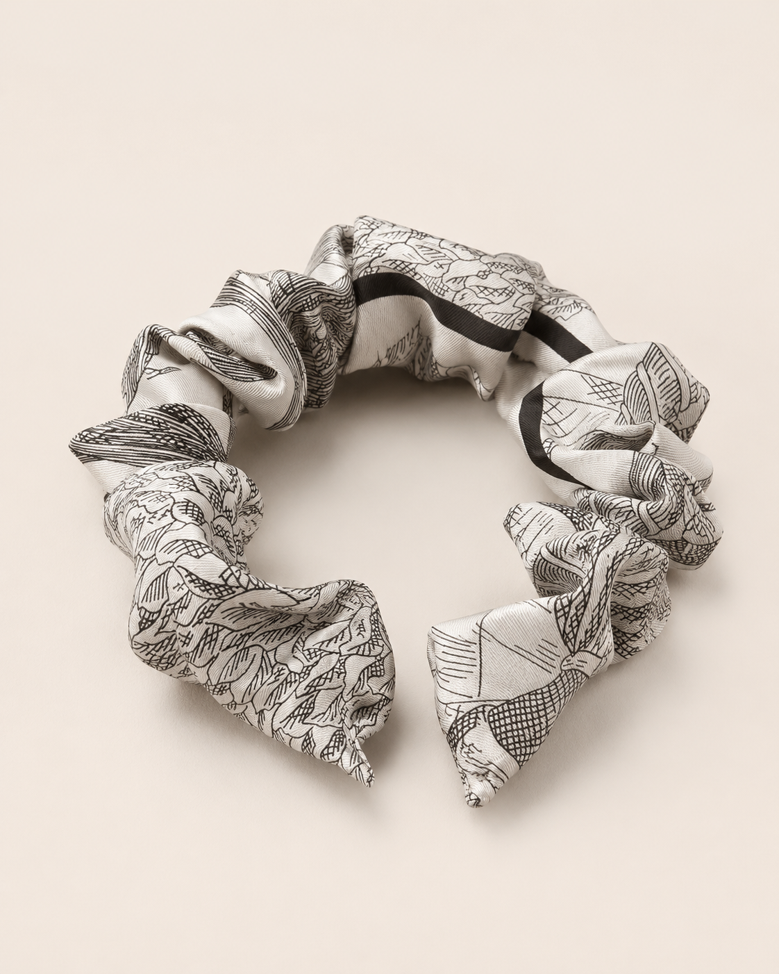 Authentic Dior Silk Scarf Headband