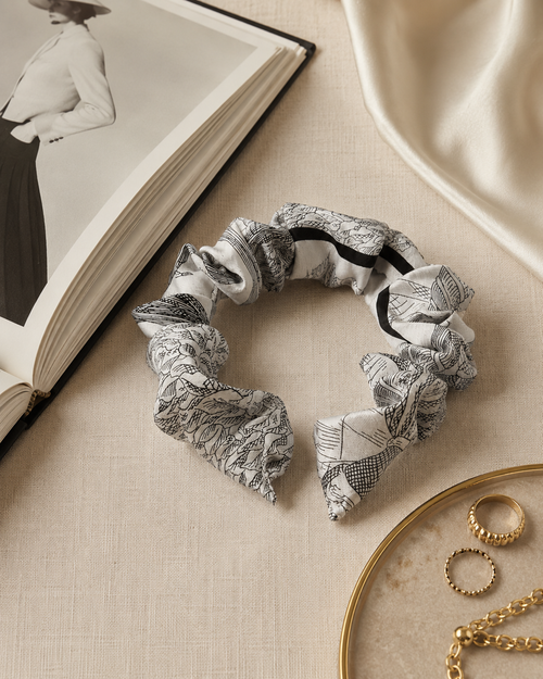 Authentic Dior Silk Scarf Headband