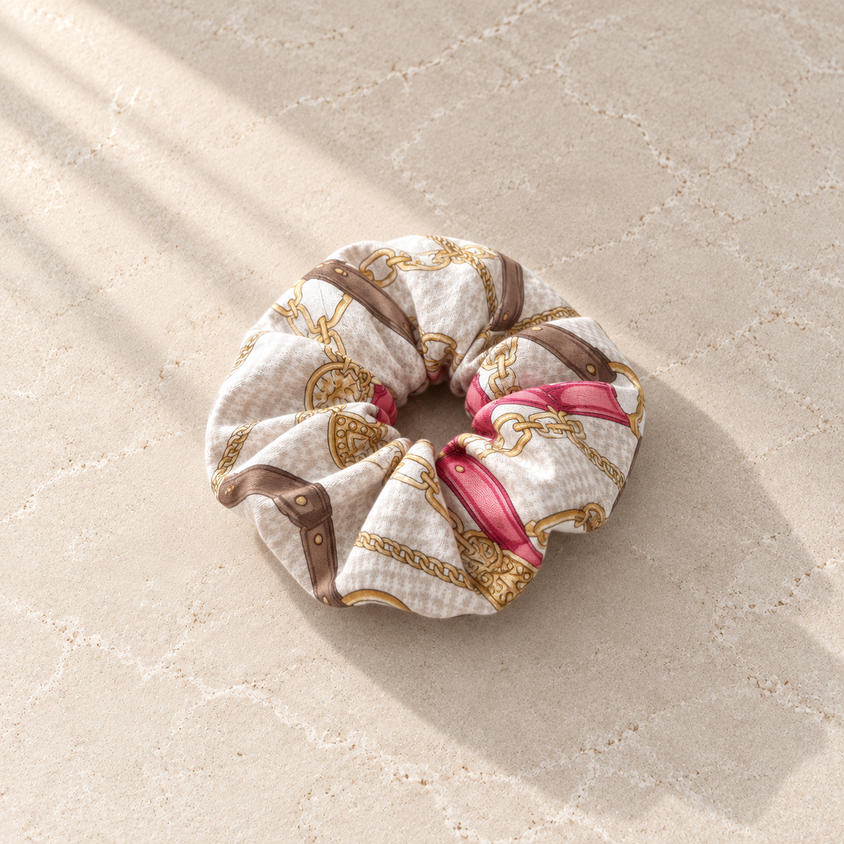 The Rose Chain Jumbo Scrunchie | Authentic Vintage Valentino