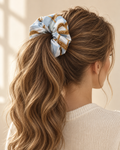The Ciel & Gold Scrunchie | Authentic Vintage Roberta di Camerino