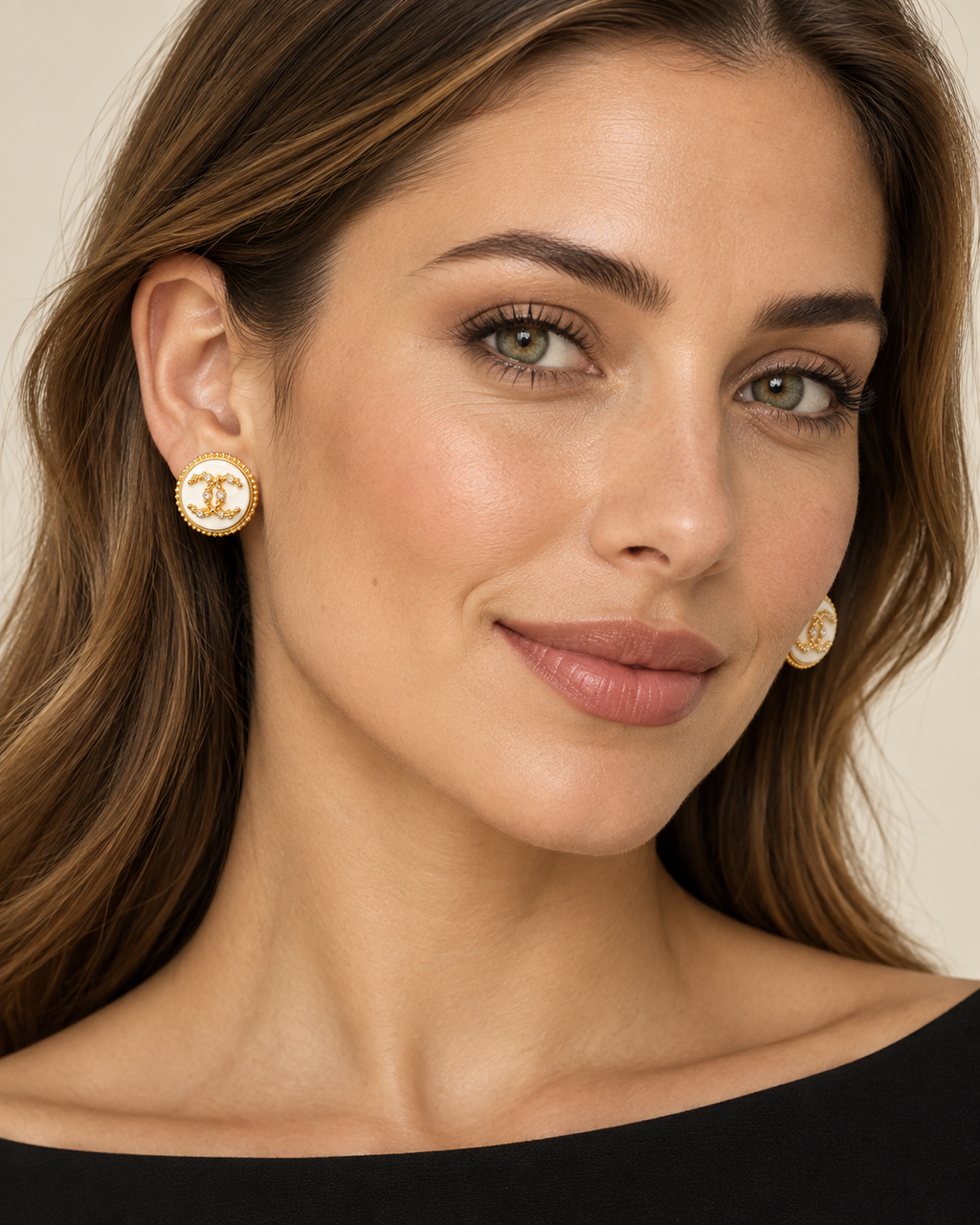 The Ivoire Lumière Earrings | Authentic Vintage Chanel | 20mm