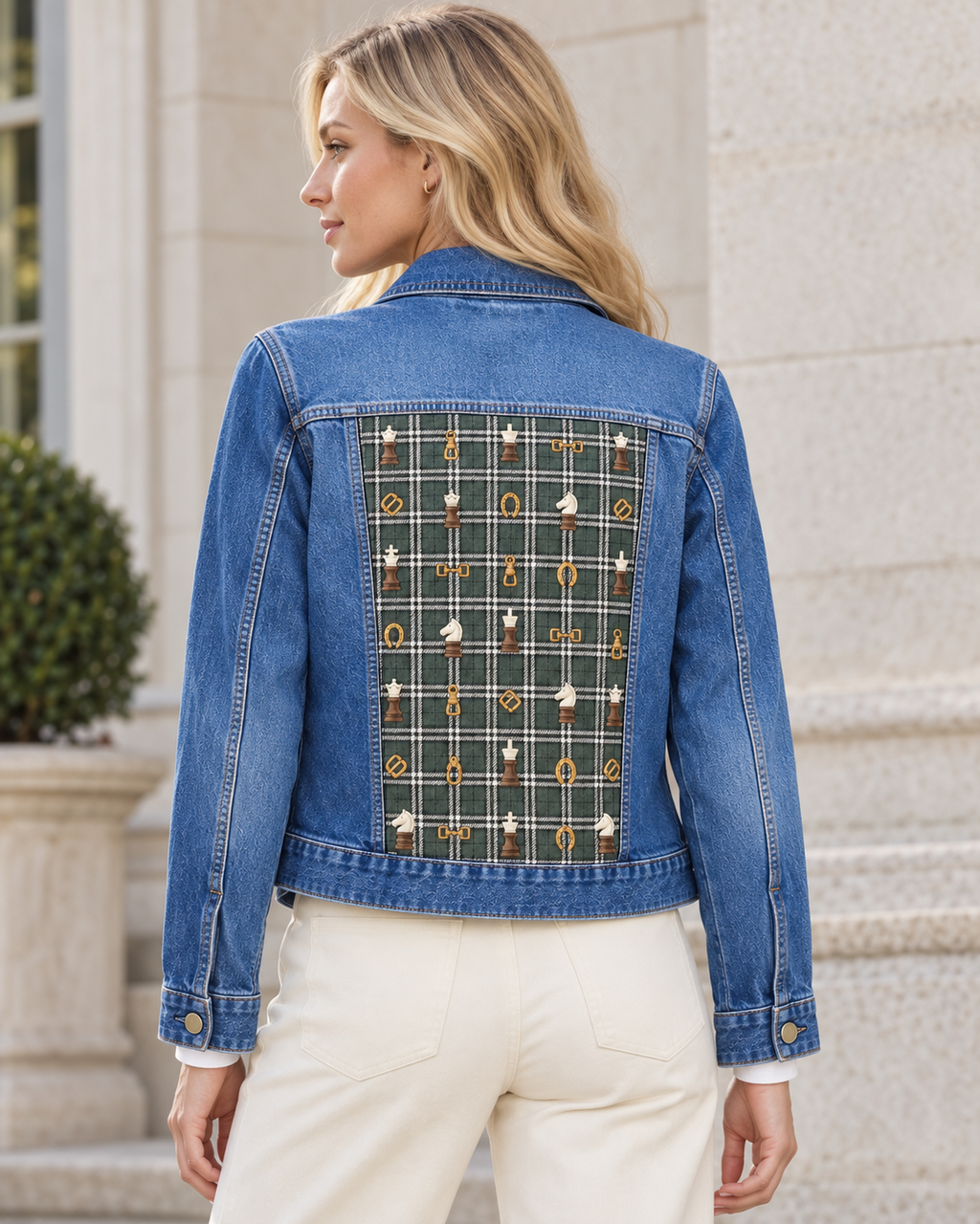 The Burberry Forest & Gold Denim Jacket
