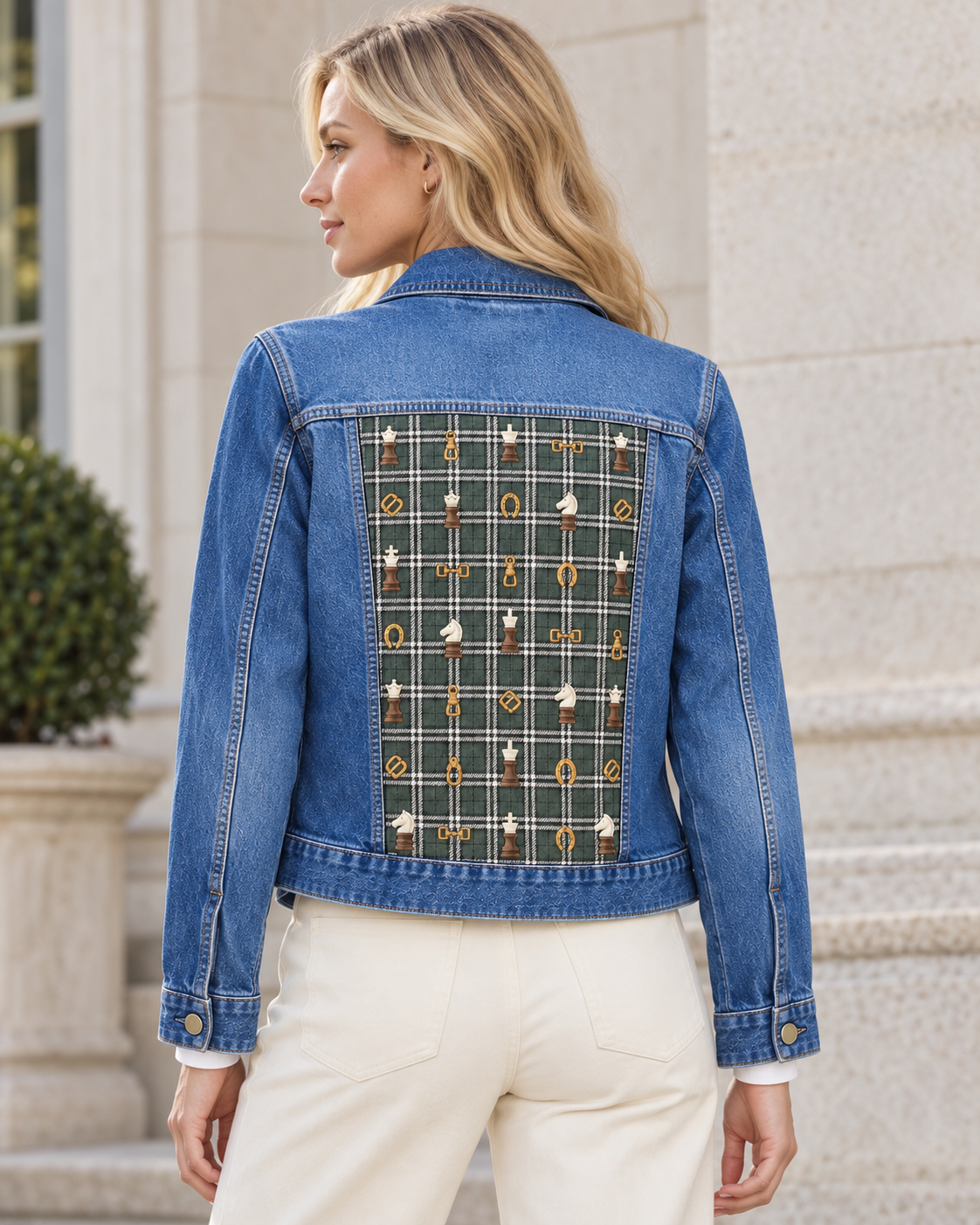 The Burberry Forest & Gold Denim Jacket