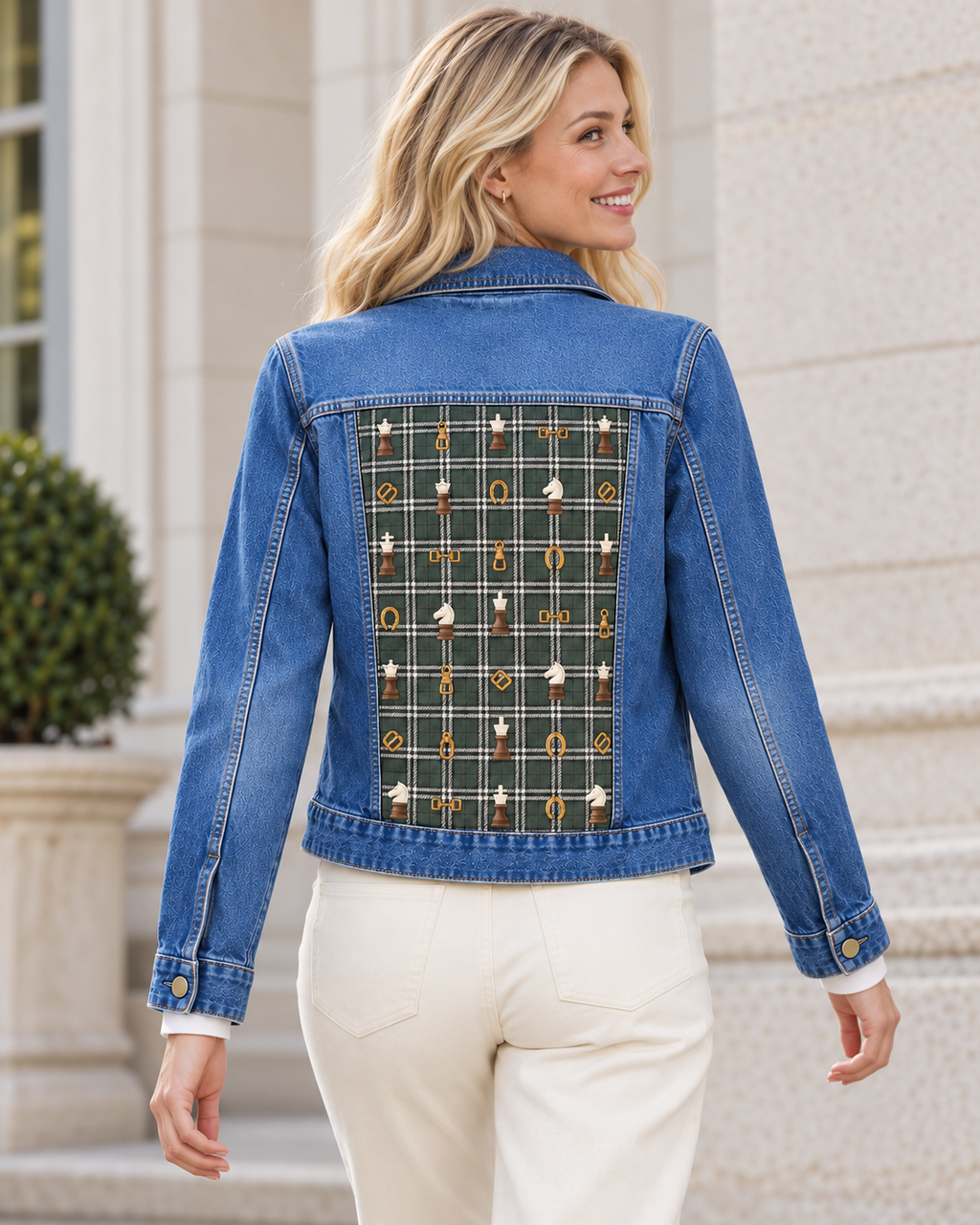 The Burberry Forest & Gold Denim Jacket
