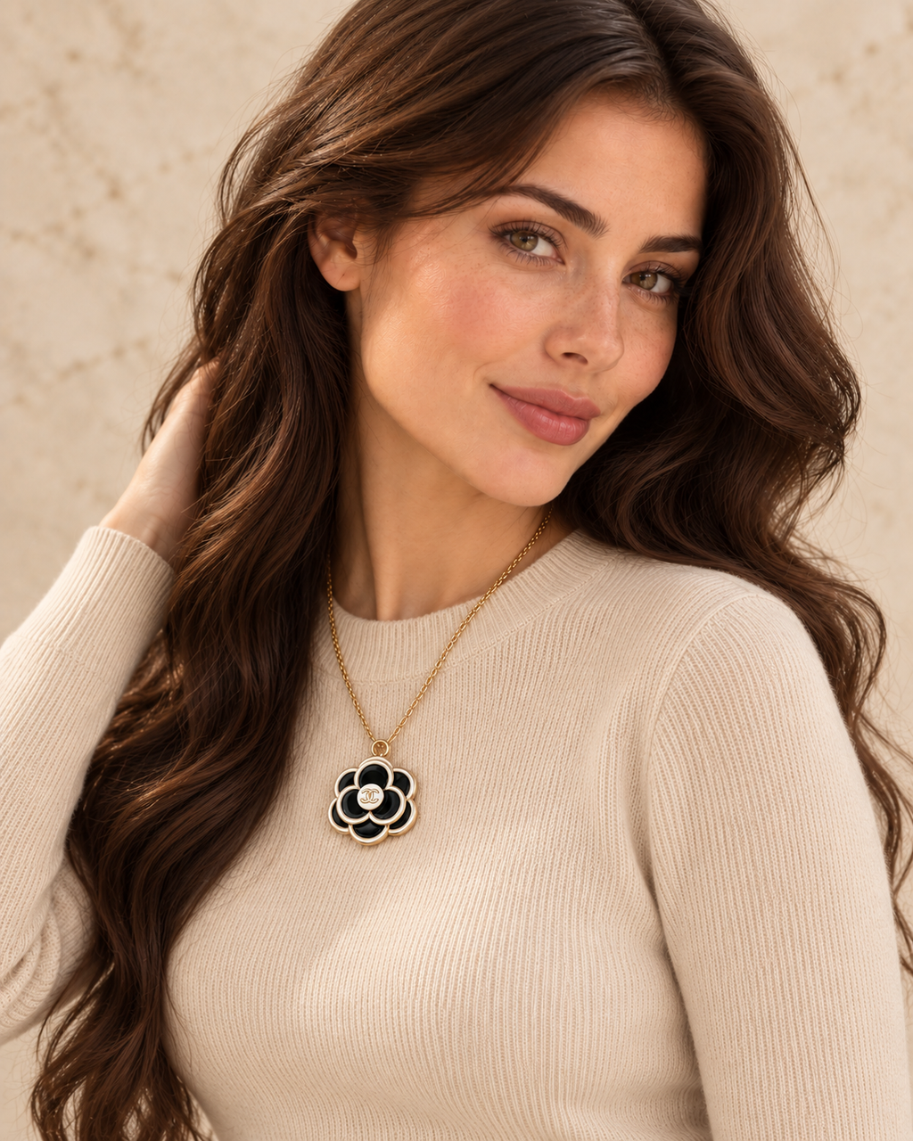 The Camélia Noir Necklace | Authentic Vintage Chanel