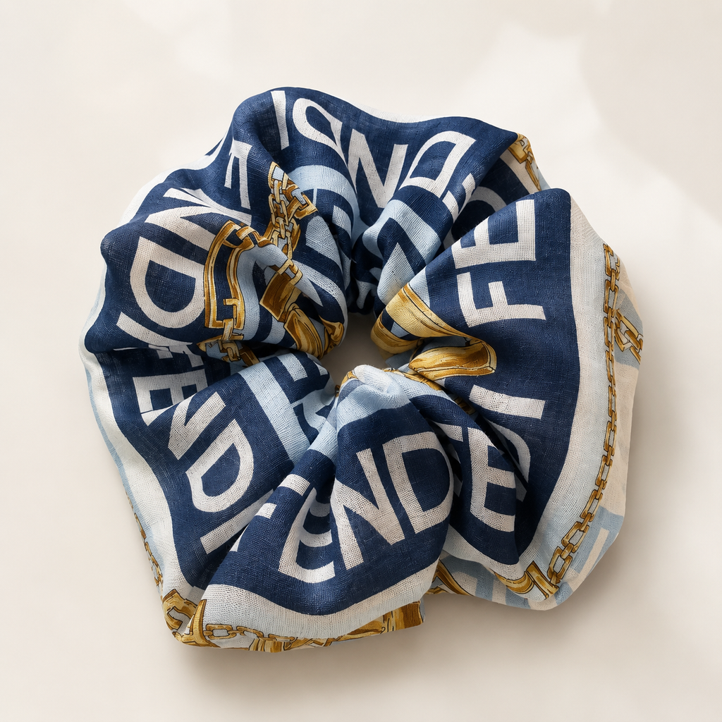 Jumbo Fendi Scarf Scrunchie