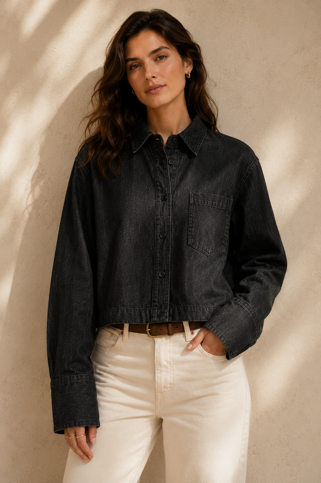Givenchy Scarf Denim Overshirt