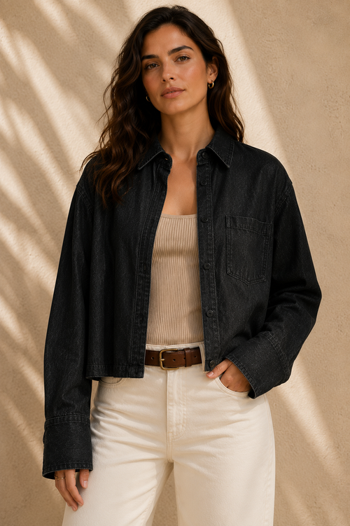 Givenchy Scarf Denim Overshirt