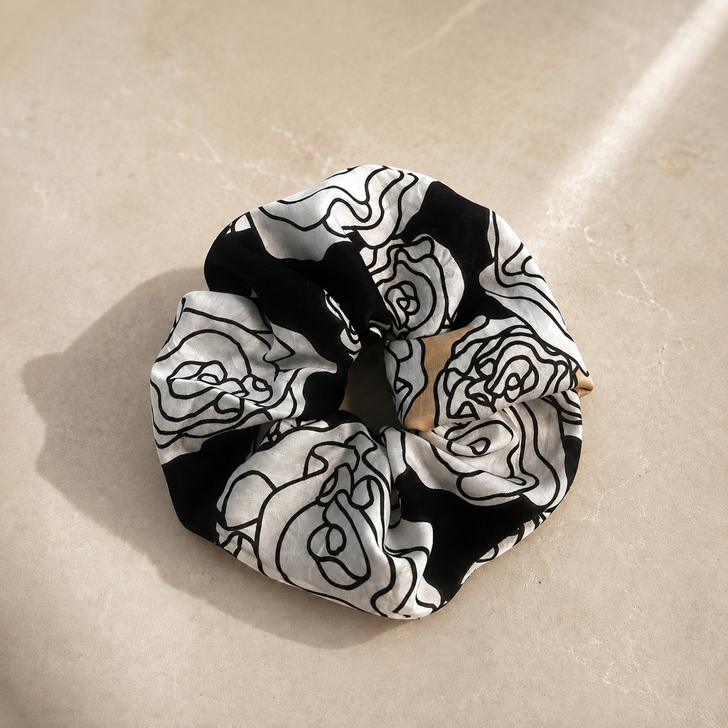 Vintage YSL Jumbo Handkerchief Scrunchie