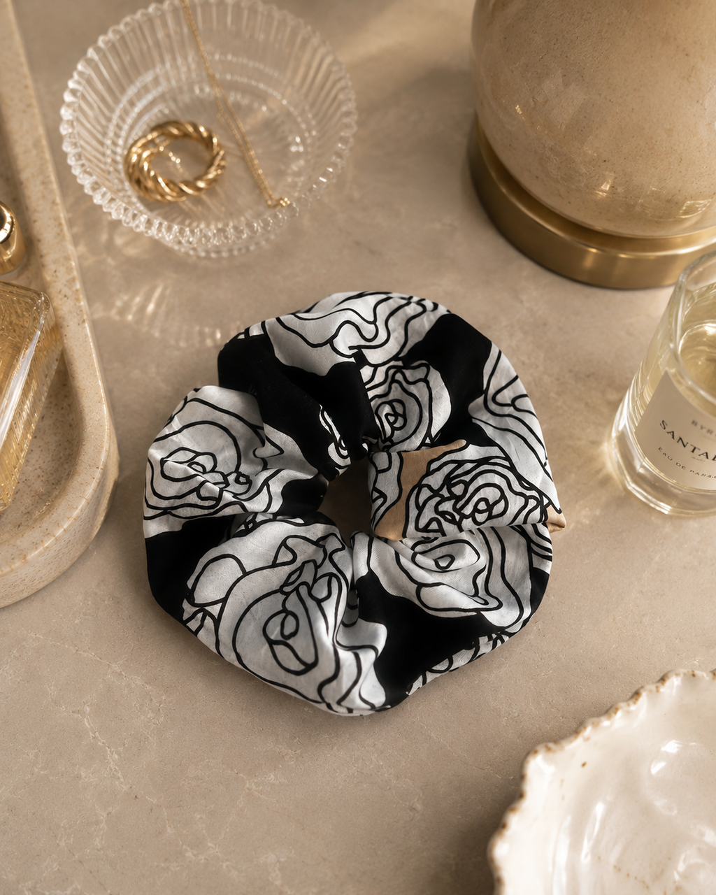 Vintage YSL Jumbo Handkerchief Scrunchie