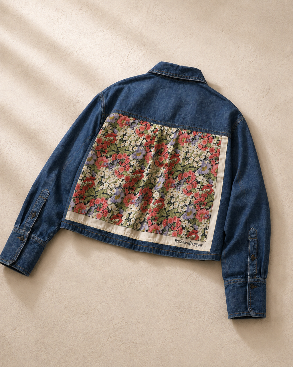 The YSL Wildflower Denim Overshirt | Small