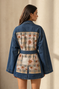 The Burberry Daisy Check Belted Jacket | Small