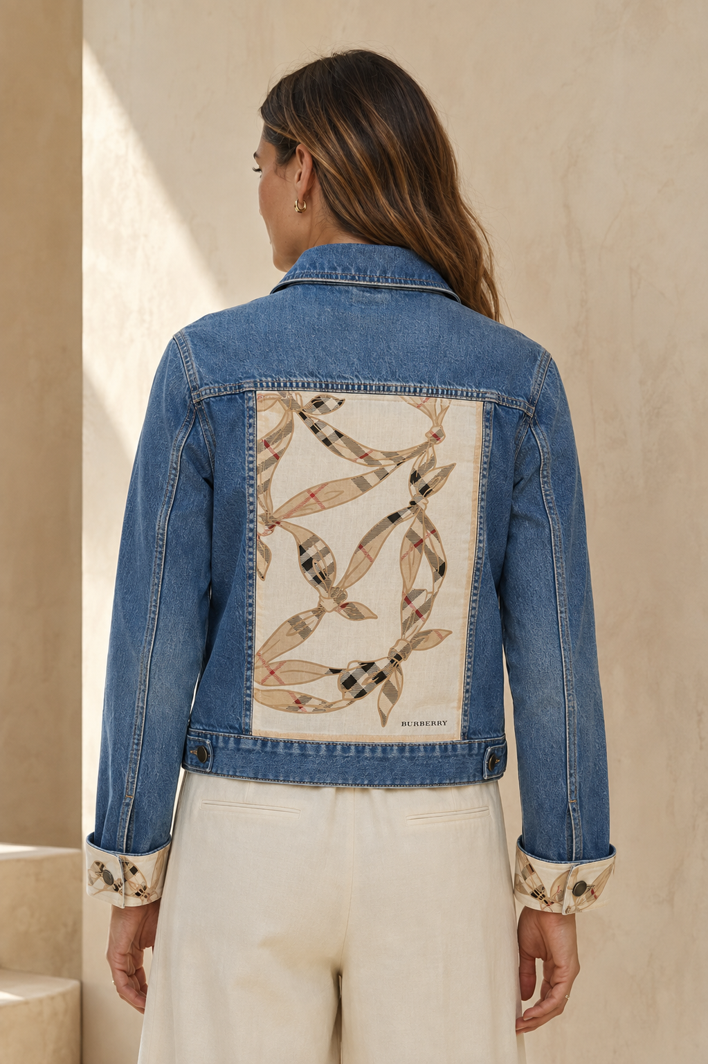 The Burberry Knotted Check Jacket | Small