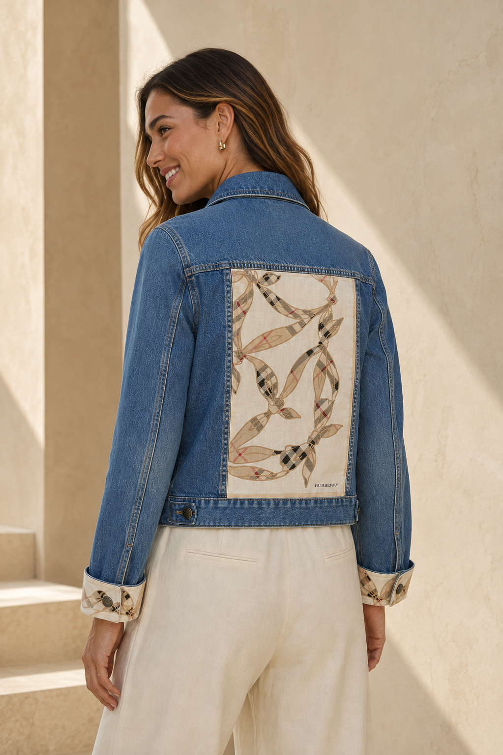 The Burberry Knotted Check Jacket | Small