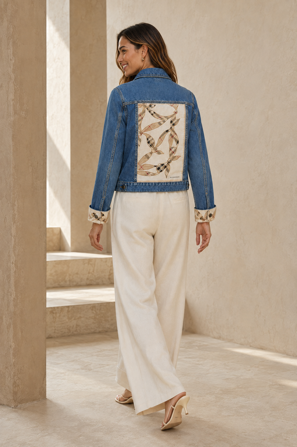 The Burberry Knotted Check Jacket | Small