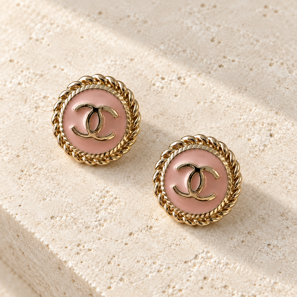 The Rose Héritage Earrings | Authentic Vintage Chanel | 20mm