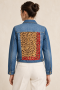 The Fendi Leopard Chain Denim Jacket | Small & Medium