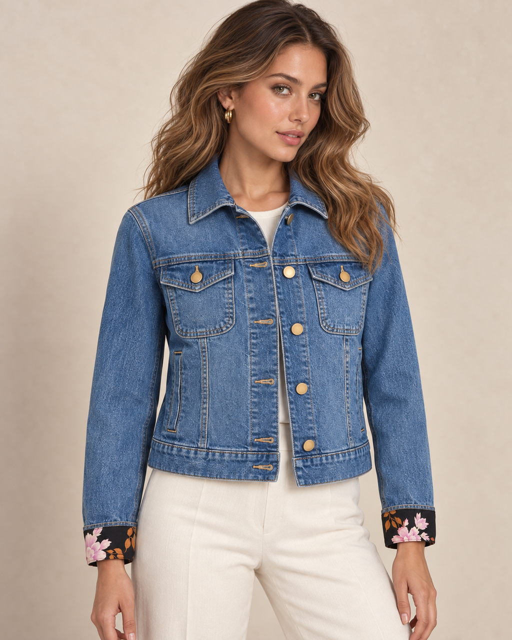 The Yves Saint Laurent Rose & Onyx Denim Jacket