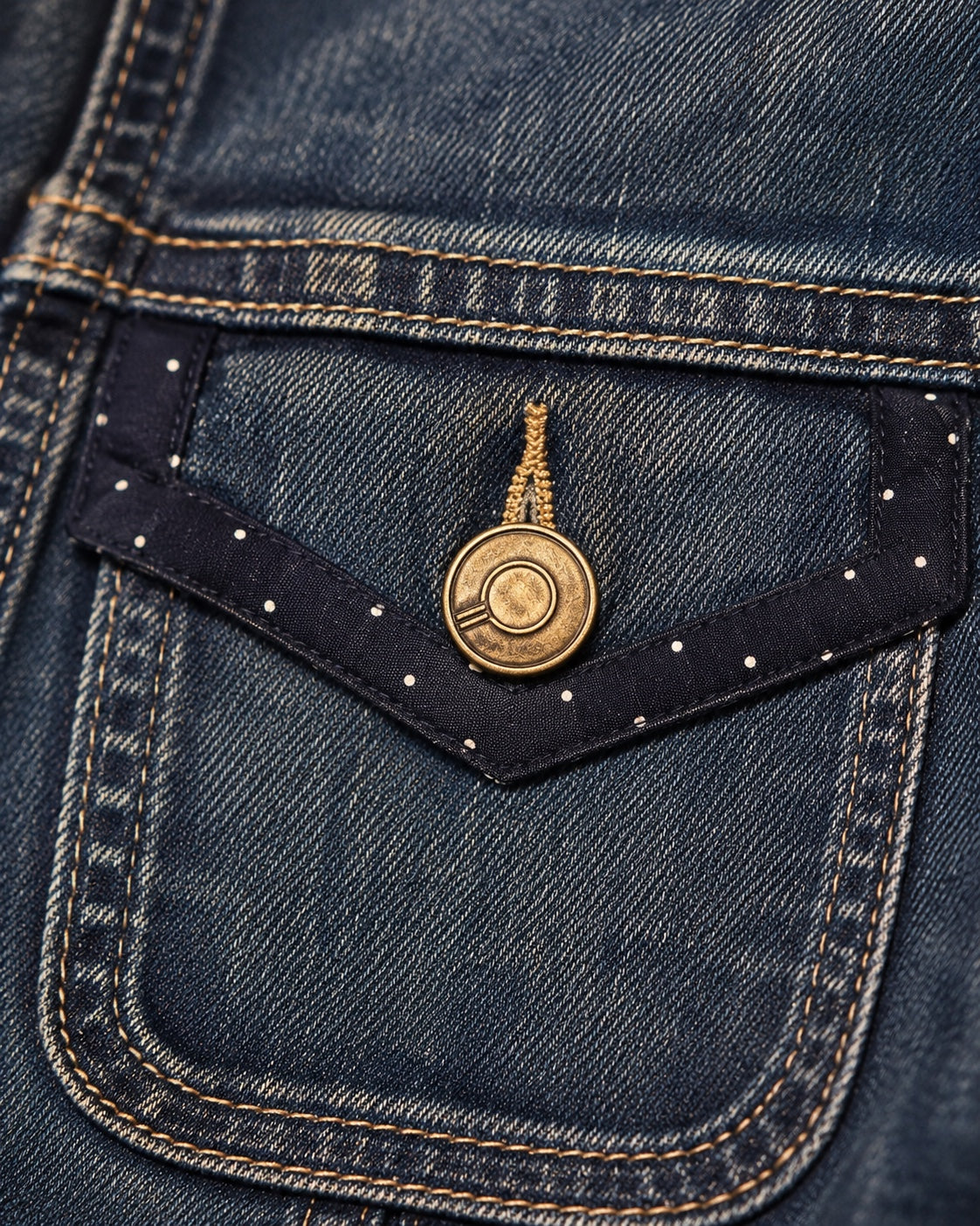 Vintage Valentino Scarf Denim Jacket