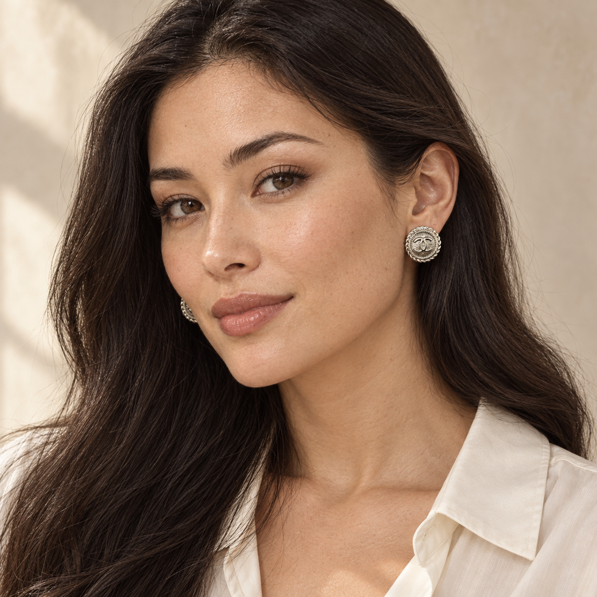 The Argent Tressé Earrings | Authentic Vintage Chanel | 20mm