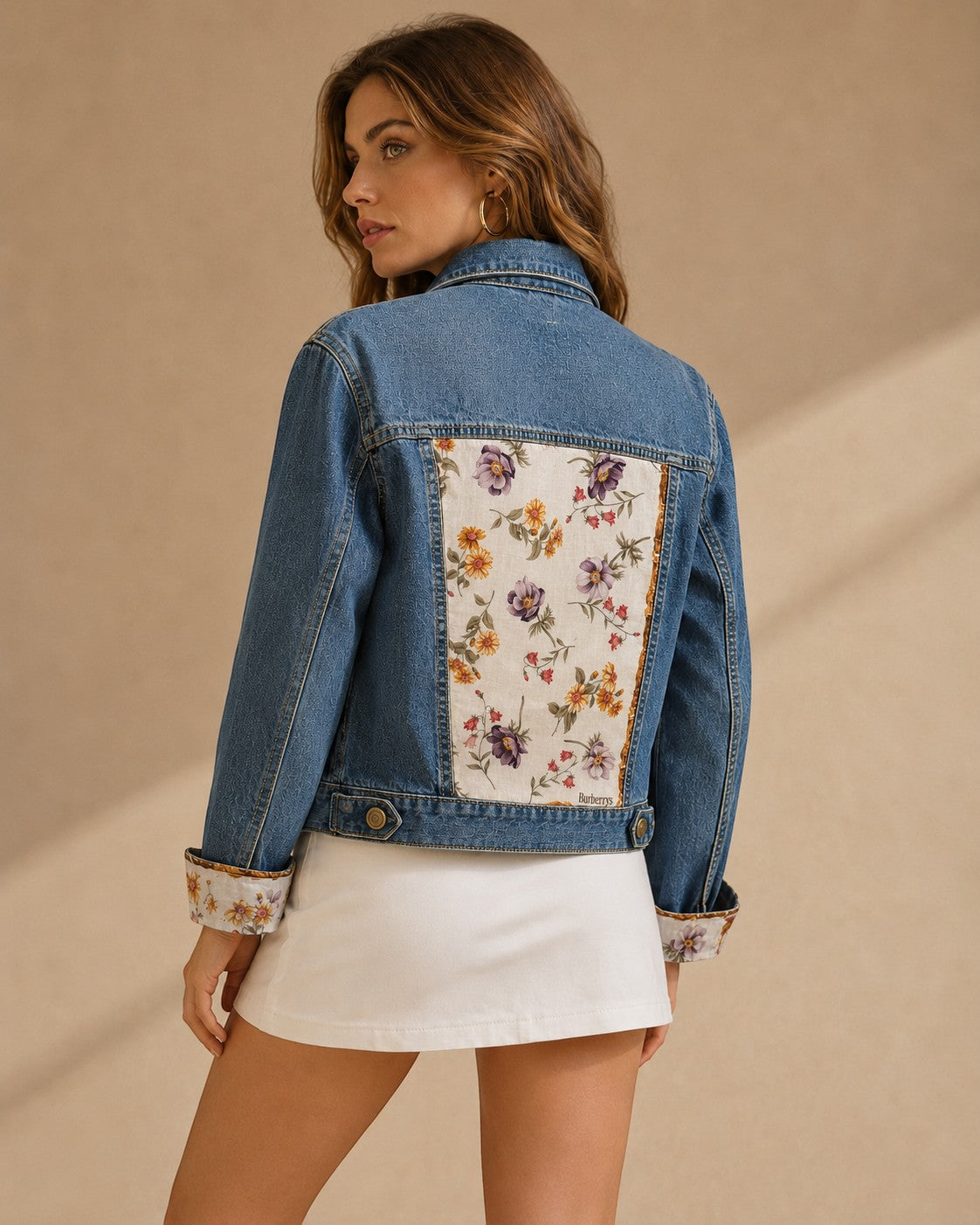 The Burberrys Floral Scarf Jacket – Second Soie